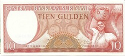 10 gulden 1963 Suriname UNC