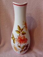 2610/7 Hollóházi porcelán dália mintás váza