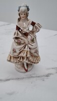 Alt Wien barok porcelán női figura