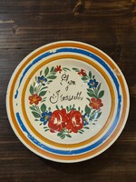 Long Live Kossuth Hand-painted Wall Plate