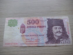 500 Forint 2010   A képen látható állapotban ( Forgalomból Kivont Bankjegy )