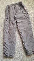 Reima gray thick zipped pocket ski pants with elastic waist 158, brand new.