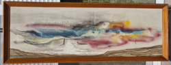 László Drégely - Seaside with Boat -