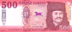 500 forint 2025 UNC