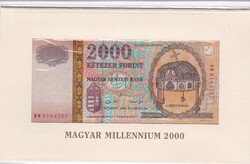2,000 Forint Anniversary Issue August 20, 2000, Unopened Sealed Package