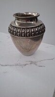 Art deco szecesszíós fém váza