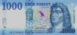 1000 forint 2023 UNC