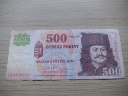 500 Forint 2010   A képen látható állapotban ( Forgalomból Kivont Bankjegy )