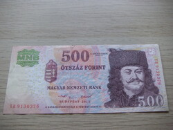 500 Forint 2013   A képen látható állapotban ( Forgalomból Kivont Bankjegy )
