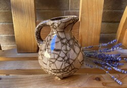 Rare Cracked Glazed Jug
