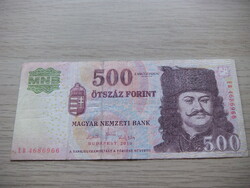 500 Forint 2010   A képen látható állapotban ( Forgalomból Kivont Bankjegy )