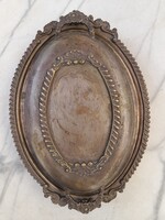 Metal serving dish