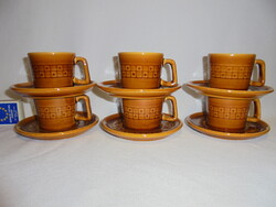 Retro granite coffee set - serves six - like new