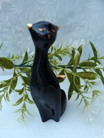 Hollóházi art deco cica