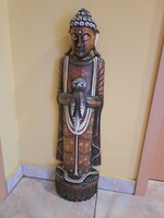 8o cm magas fa Buddha