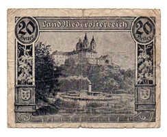 Austria Niederösterreich 20 Heller 1920 PS110a