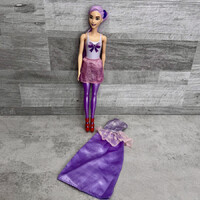 Mattel 2019 Barbie Color Shimmer Shine lila hajú játék baba