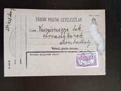 D210677 Tábori postai levelezőlap – Szombathely, 1925 – 8.000.000 koronás ápolási díj  CSORNA