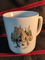 Retro Granite fairytale mug – Jancsi and Juliska (For decoration / Damaged)