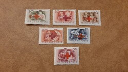 1957 Red Cross 4. ** Cat: 1000 Ft