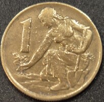 Csehszlovákia 1 korona, 1980.
