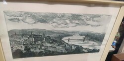 Csurgói Máté Budapesti rézkarc 134