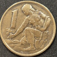 Csehszlovákia 1 korona, 1971.