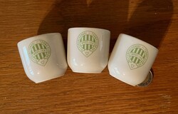 FTC ,Holloházi röviditalos pohár 3 db