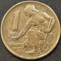 Csehszlovákia 1 korona, 1980.
