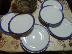 Antik porcelán tányérok 6 db 37. . képeken látható állapotban.Több száz Aukció Akció vegye vigye
