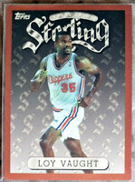 Loy Vaught Topps Finest Sterling 1997 NBA Kosárlabdakártya