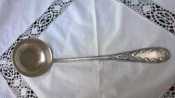 Orosz merőkanál vastag ezüstözéssel m 32 cm  sosem használt db.