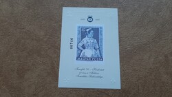 Memorial Cover 1997 Temafila ** Category: 2500 Ft FOR THE HUNGARIAN STAMP COLLECTING