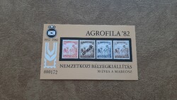 Commemorative Stamp 1982 Agrofila ** Category: 3000 HUF on cardboard paper
