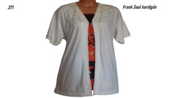 Beige Frank Saul open-front summer cardigan XXL 371