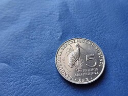 BURUNDI 5 FRANK / FRANC AMAFRANGA 2014 YELLOW-FOOTED GULL! UNC!