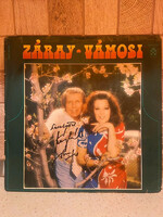 Záray-Vámosi LP DEDIKÁLT vinyl, bakelit lemez