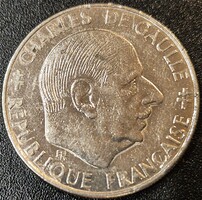 Franciaország 1 frank, 1988., 30 éves az V. Köztársaság