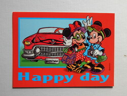 Lizzy Card Postcard - Mickey and Minnie