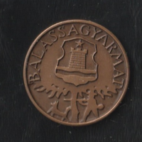 Balassagyarmat bronz emlékérme