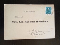 D210688 Miskolc-Mindszenti Római Katolikus Plébánia – házassági értesítő Girincsre – 1937