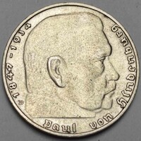 Reichsmark ezüst 2 márka 1937 D