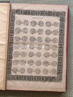Weszerle József - Hátrahagyott érmészeti táblái - 1873 Pest - EREDETI - 144 képtábla - RITKA