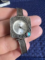 Vintage izraeli ezüst magnolia női karóra