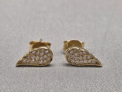 14 K arany angyalszárny fülbevaló 1,39 g