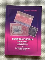 Novotny: Csehszlovák - Cseh és Szlovák papírpénz zsebkatalógus 1918-2010