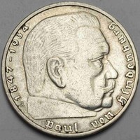 Reichsmark ezüst 2 márka 1937 A