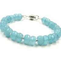 Aquamarine bracelet. New