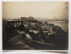 Látkép a budai várról, Budapest fotó cc 1920-1930