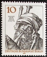 BB390 / Németország - Berlin 1971 Albrecht Dürer bélyeg postatiszta